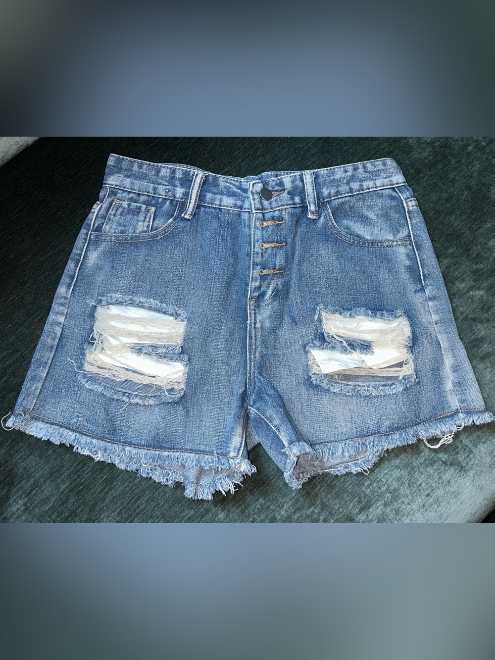 Women’s Distressed Denim Shorts